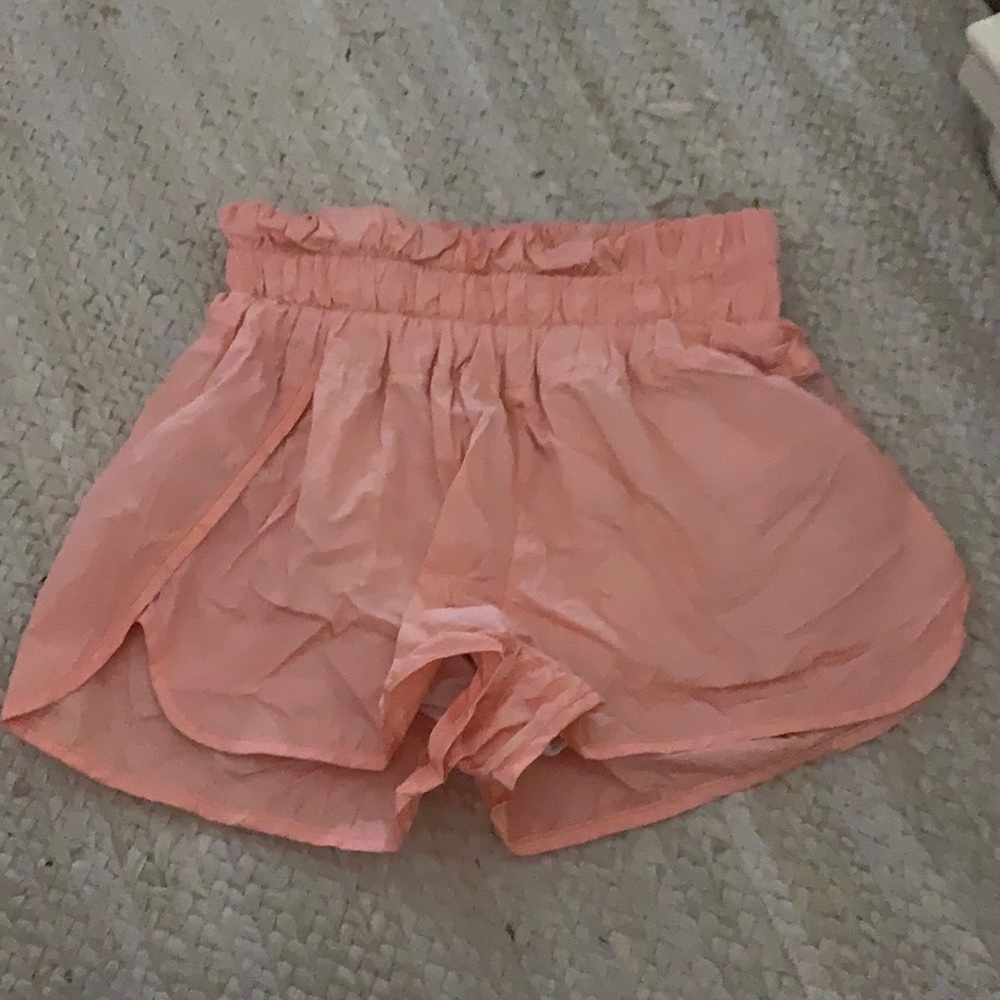 Free people the way home papaya punch shorts